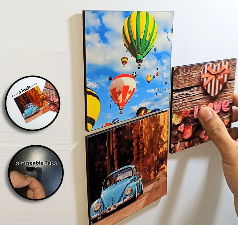 4 inch - Nano Sticky Tiles