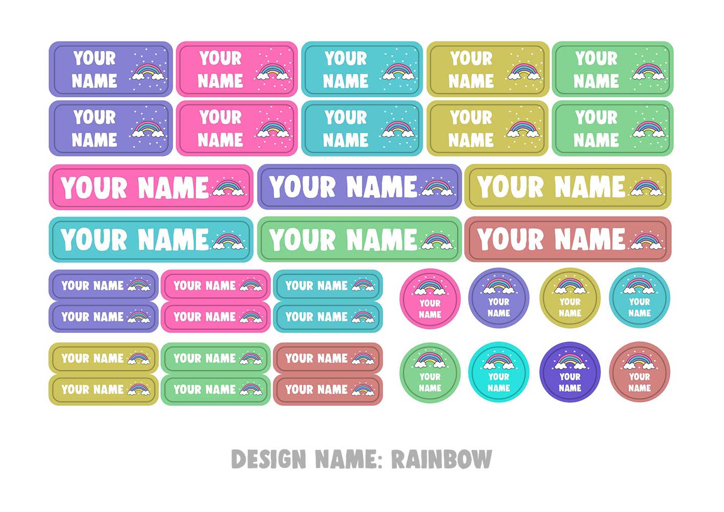 Name Labels – Designer Pack